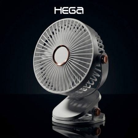 Clip Fan With Light Large Wind Portable Desktop